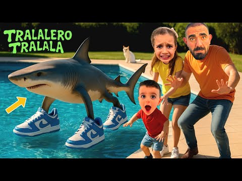 POYRAZ ELİF SİTEDE HAVUZDA TRALALERO TRALALA KÖPEL BALIĞI VAR!!