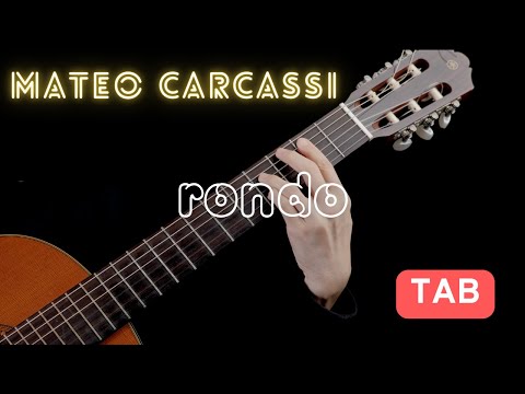 "Rondo" - Mateo Carcassi | Classical Guitar Cover + TAB