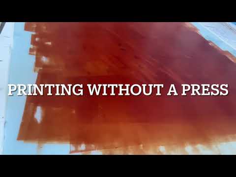 Monotype Printmaking without a Press