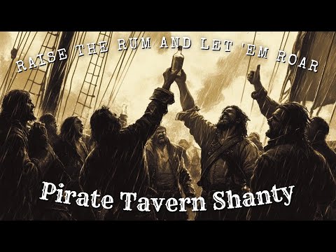 Raise the Rum and Let ’Em Roar | Pirate Tavern Shanty | Music Video & Lyrics #shanty  #ocean