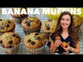 Easy Chocolate Chip Banana Muffins Recipe Kid Approved Snack