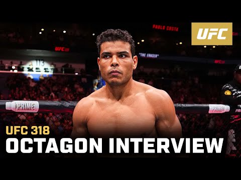Intervista a Paulo Costa all'Ottagono | UFC 318