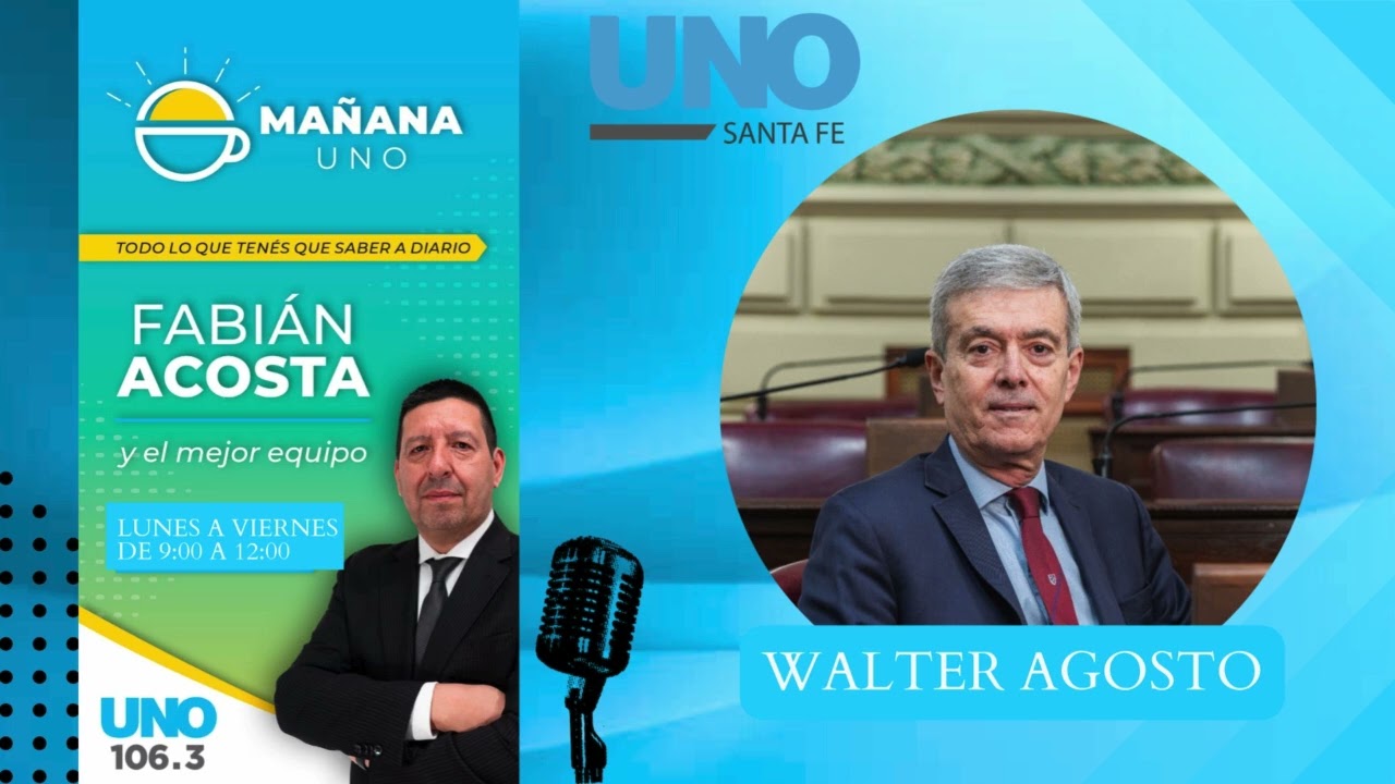 Walter Agosto exministro de economía, analizó la realidad nacional y provincial
