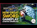 Monster Hunter Rise | New Great Sword Weapon Gameplay & Moves Showcase