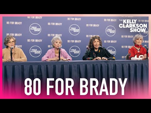 Thumbnail for '80 For Brady' Post-Game Press Conference With Kelly Clarkson Goes Off The Rails by Kelly Clarkson