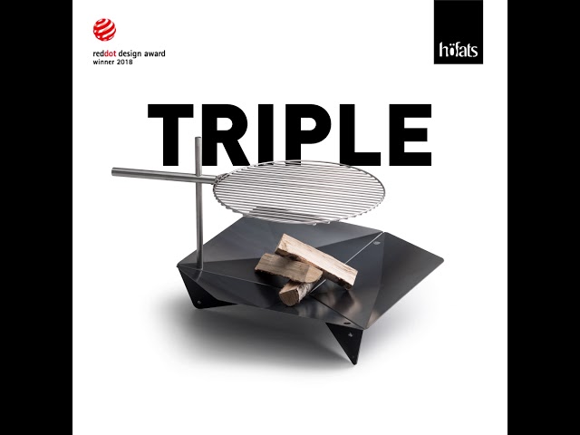 Video Teaser für TRIPLE von höfats || Feuerschale | Grill