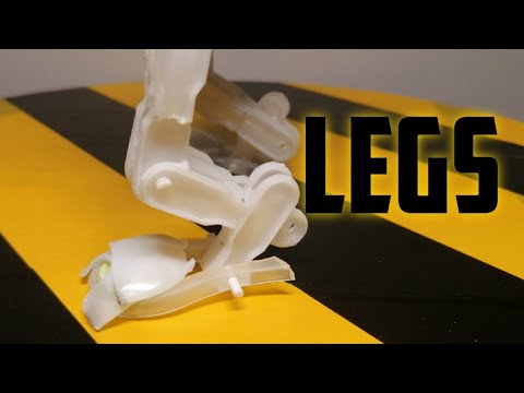 Scratch built legs using spoons tutorial.