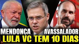 MENDONÇA implacável - LULA no chilindró em breve? - Eduardo Bolsonaro DETONOU