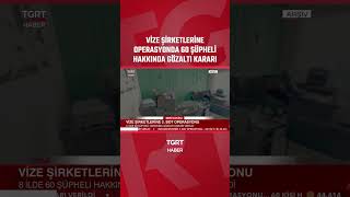 Vize Şirketlerine Operasyonda 60 Şüpheli Hakkında Gözaltı Kararı #shorts