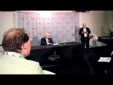 Barry Trotz, postgame, 12/30/13. Nashville vs Detroit