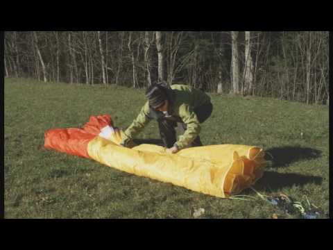 Fold your paraglider correctly