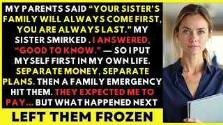 Download lagu My Parents Said, “Your Sister’s Family Comes First. You're Always Last.” I Answered, “Good to Know.” mp3