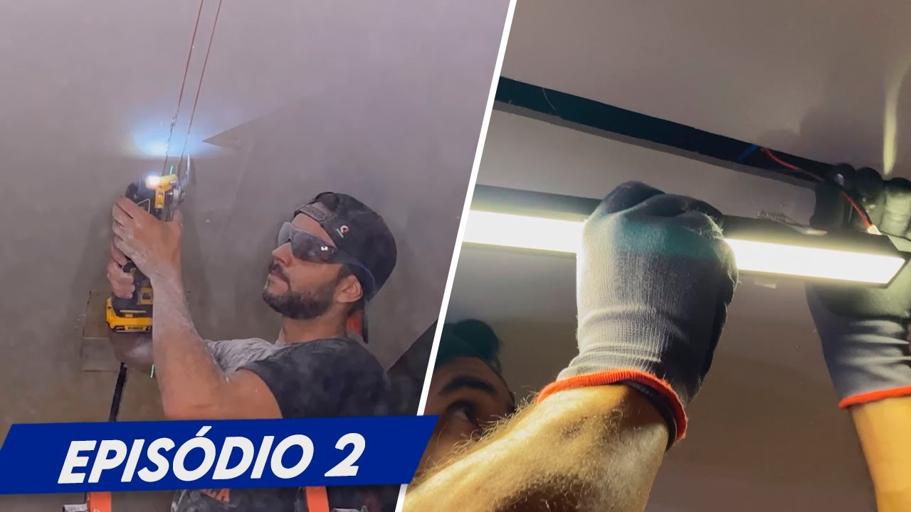 Como INSTALAR um PERFIL/ FITA LED na PRÁTICA !!!🧐💡