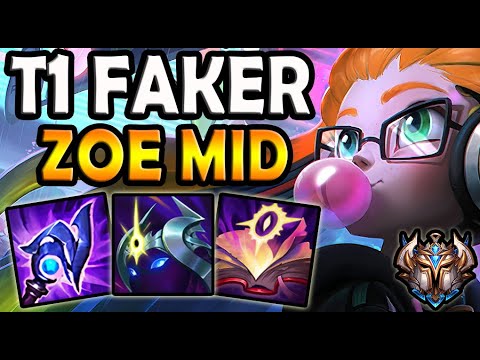T1 Faker ZOE MID vs ANNIE - Patch 10.25 Ranked Korea ✅