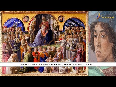 Coronation of the Virgin by Filippo Lippi at the Uffizi Gallery
