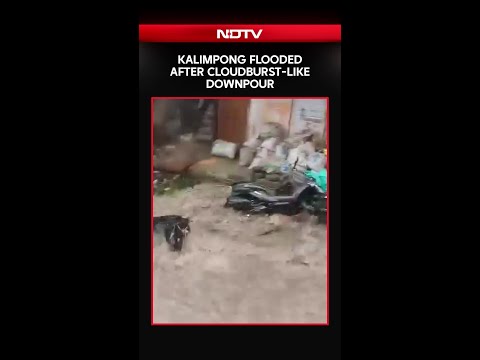 Rainfall | Kalimpong Flooded After Cloudburst Like Downpour