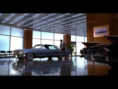 Mad Men - Don Draper buys a 1962 Cadillac Coupe deVille. S2, episode 7, "The Gold Violin"