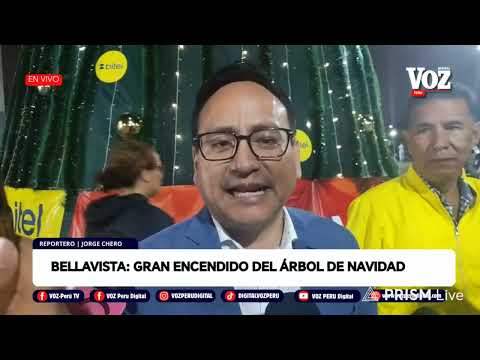 #envivo | 🔴BELLAVISTA SE ILUMINA CON EL GRAN ENCENDIDO DEL ÁRBOL DE NAVIDAD‼️😍📌 (19/12/2025)