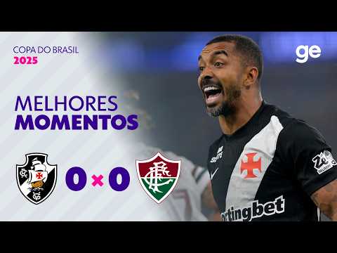 Gols e melhores lances de Vasco da Gama x Fluminense