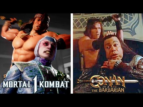 MK1 - All Conan the Barbarian References & Easter Eggs (Moves, Fatalities, Brutalities)