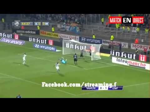 Lyon 1-0 Marseille || But De Yoann Gourcuff || 26/10/2014