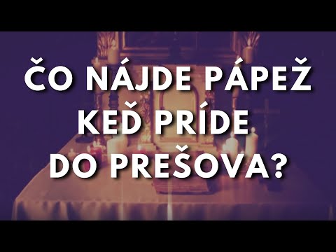EVANJELIUM NA DNES: OTEC JAROSLAV PASOK: Akých kresťanov nájde Svätý Otec na Slovensku?