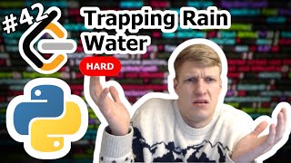 YouTube video 'Trapping Rain Water Python Solution - LeetCode #42'