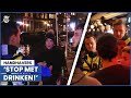 Vrouw negeert handhavers op de wallen
