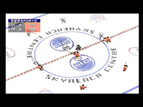 NHL FaceOff 2001 (PS1) Flames vs Oilers