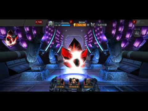 1x 6 star, 2x 5 star crystal MCOC