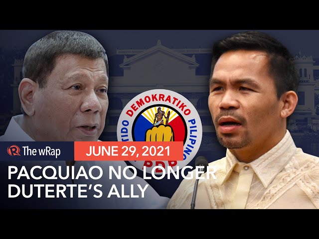 Battle lines drawn: Duterte threatens to knock out Pacquiao