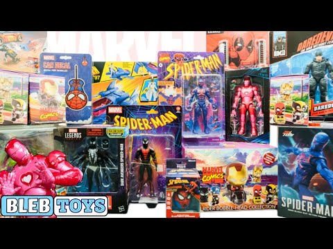 Marvel toy collection unboxing ASMR | Ironman I love you 3000 | latest Marvel legends Spider-man