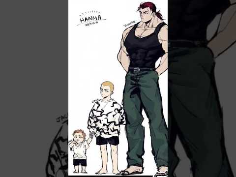 Hanma Family in Real Life 🔥phonk #baki #yujirohanma #jackhanma #hanma #phonk #anime
