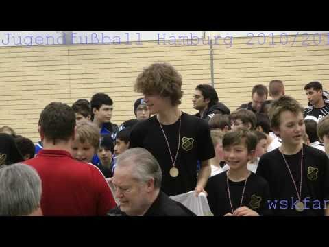 Jugendfußball Hamburg (26.2.2011) Siegerehrung Hamburger Hallenmeisterschaft der  U 13