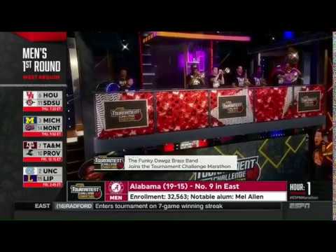 Funky Dawgz Brass Band Live on ESPN 2018