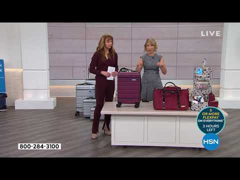 Samantha Brown 3piece Hardside Spinner, Satchel   Cosmet...