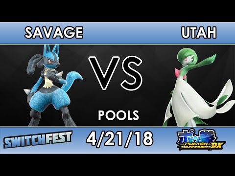 Switchfest - Savage | Bosam | Power (Lucario) VS  Utah (Gardevoir) - Pokken DX - Pools