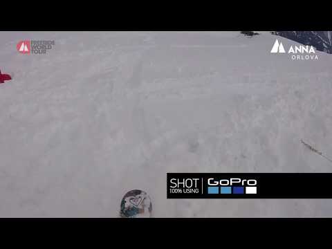 GoPro run Anna Orlova - 3rd - FWT18 Fieberbrunn Austria