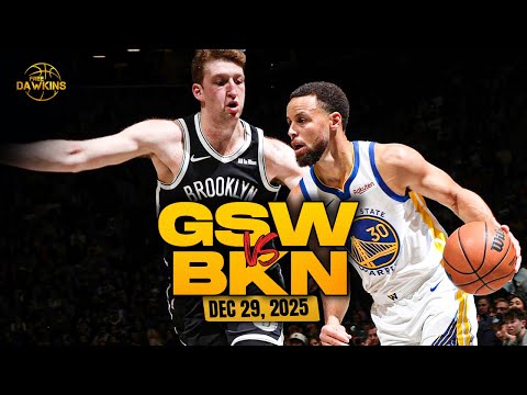 Golden State Warriors vs Brooklyn Nets Full Game Highlights | Dec 29, 2025 | FreeDawkins