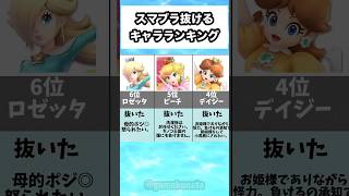 スマブラ抜けるキャラランキング