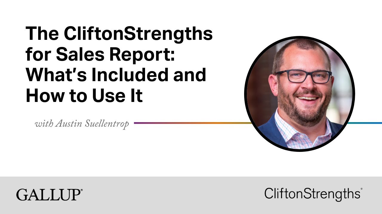 The CliftonStrengths for Sales Report: What’s Included and How to Use It -- Called to Coach