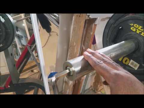 how to tighten an olympic barbell screw