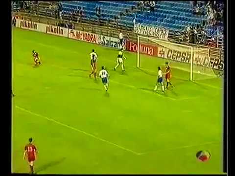 Partido amistoso 24/05/1994 Gol de Gustavo Poyet / Real Zaragoza - Kaiserslautern