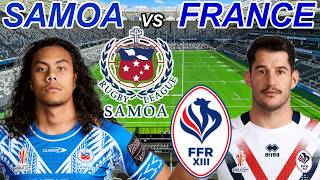 SAMOA vs FRANCE Rugby League World Cup 2026 Live Commentary (Toa Samoa vs France