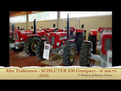 Alte Traktoren - SCHLÜTER 850 Compact - SF 4800 VS (1976)