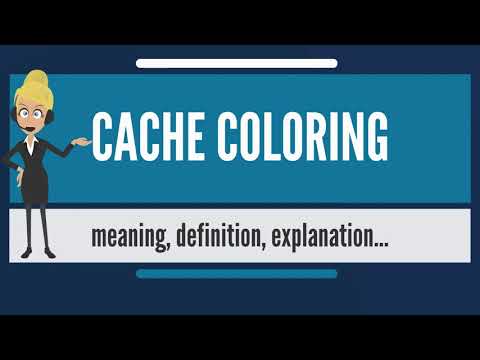 What is cache coloring?