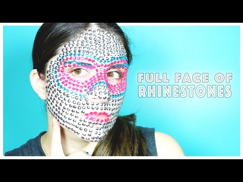 Full Face Of Rhinestones | Emelia