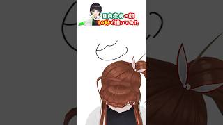 10秒お絵描きチャレンジ＜白藤環 編＞ #えのぐ #shorts #お絵描き