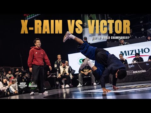 X-RAIN 🇨🇳 vs VICTOR 🇺🇸 | B-Boys Top 16 | WDSF World Championship Adult 2025 (Kurume, Japan)