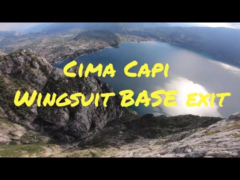 Cima Capi. Wingsuit BASE jump